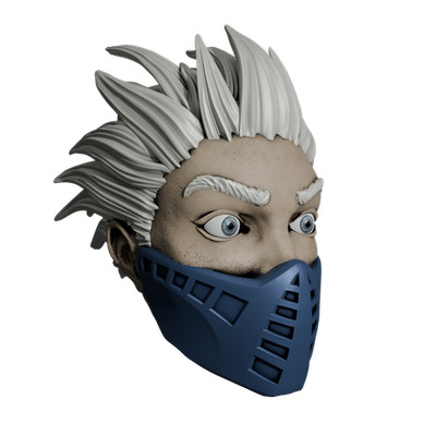 1/6 Scale Head [Unpainted]: Frost (Mortal Kombat)
