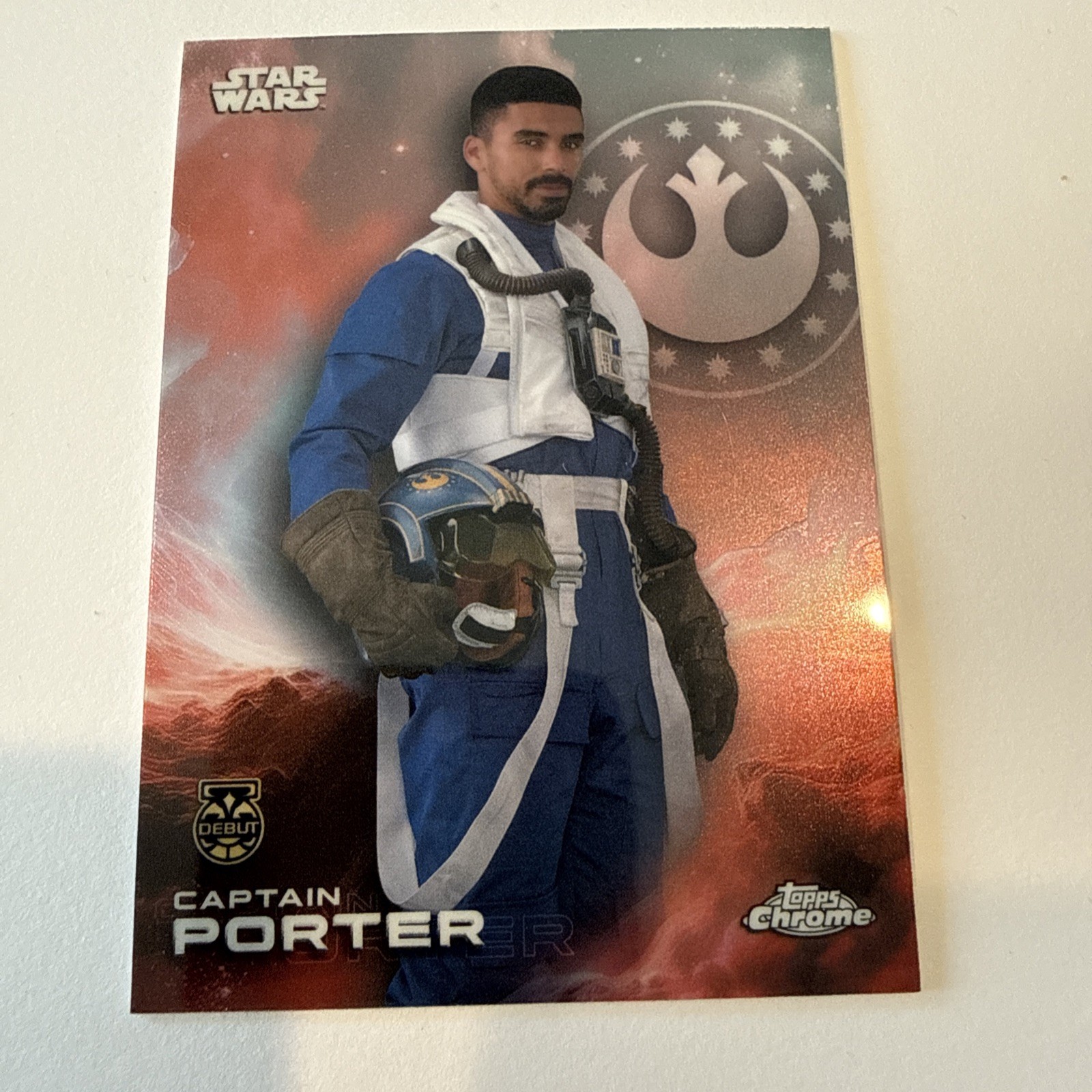 Captain Porter #20 Debut 2025 Topps Chrome Star Wars Ahsoka
