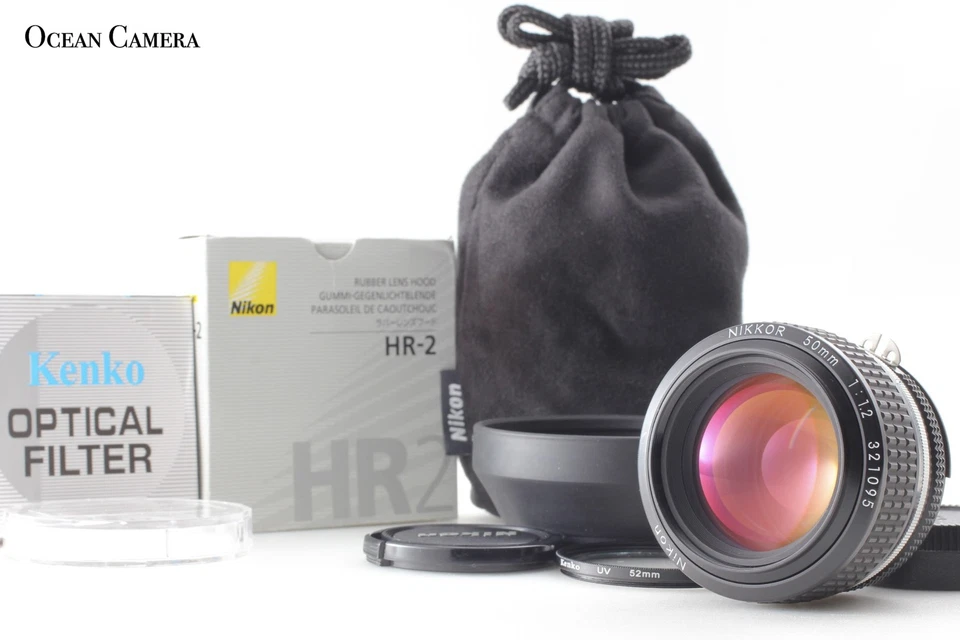 w/Case [Top MINT] Nikon Ai-s Nikkor 50mm f1.2 Standard Prime Ais Lens From JAPAN - image 2 of 4