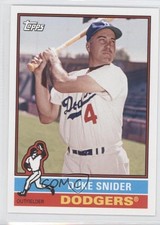 2015 Topps Archives Duke Snider #134 HOF 5x4