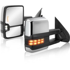 Power Heated Towing Mirrors Compatible for 2014-2019 Chevy Silverado GMC