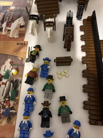 LEGO Western 6763 Rapid River Village 6762 Western Fort 6764  (see description)