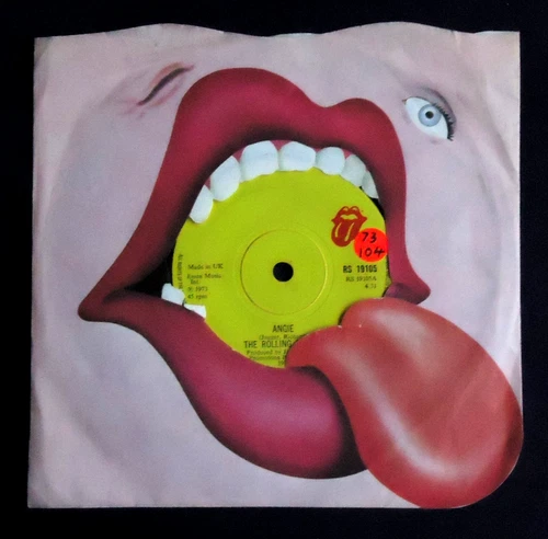 THE ROLLING STONES - ANGIE - A1/B1 UK 1973 1st PRESS 7" VINYL EX/VG