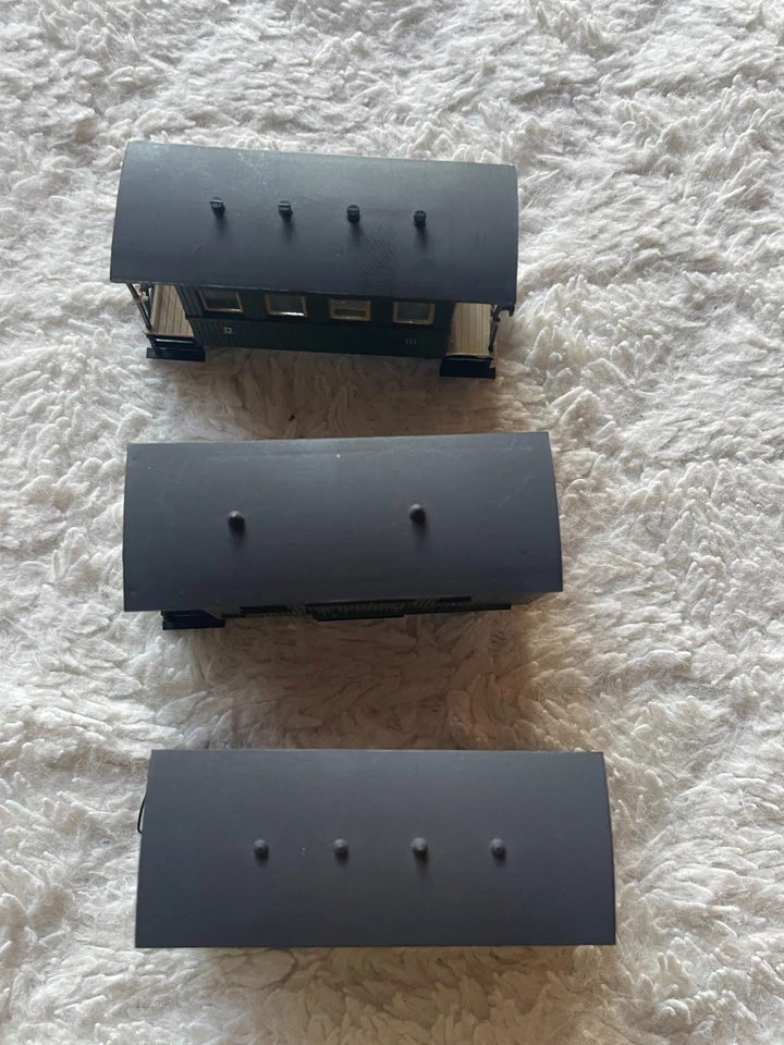 EGGERBAHN H0e 3 x Personenwagen/Packwagen - Bild 2 von 3