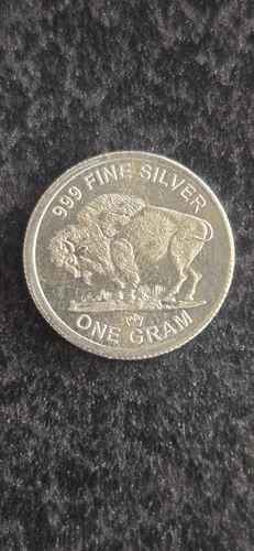 (10) 1 Gram .999 Silver Bullion MonarchPrecious MetalsRound