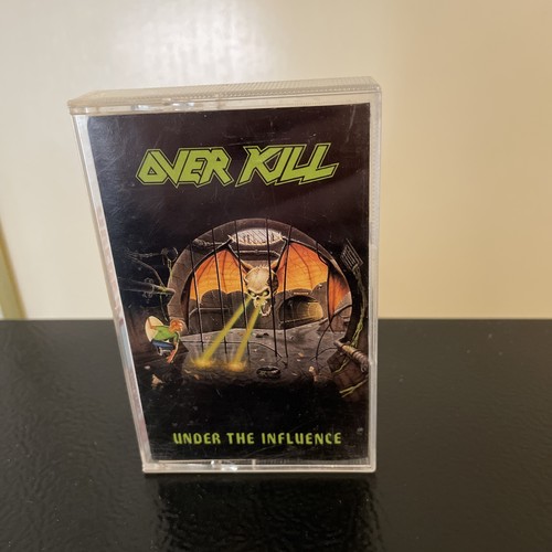 Overkill Under the Influence 1988 Metal Thrash MegaForce Cassette Tape - Picture 1 of 2