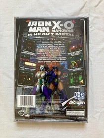 IRON MAN / X-O MANOWAR in HEAVY METAL (Sega Saturn, 1996) NTSC Marvel Reg