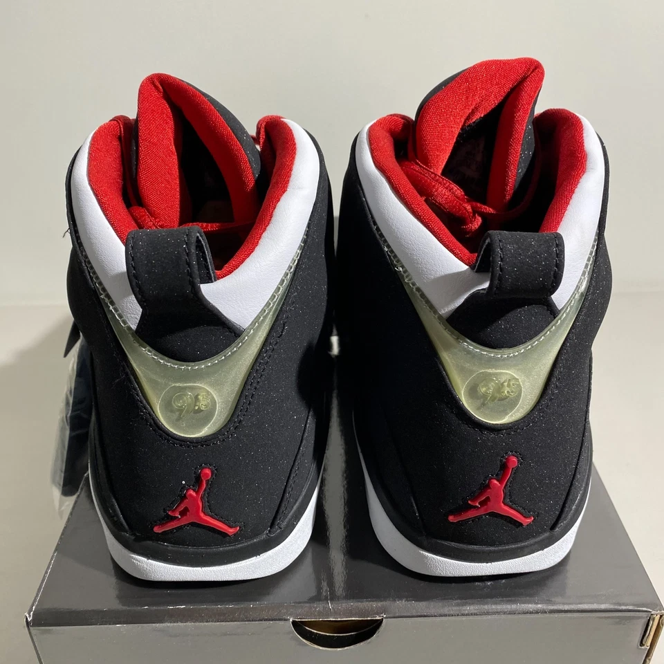 Talla 12.5 - Zapatillas Jordan 9.5 Team Hombre 314308-163 Blanco Negro Rojo ¡Envío Rápido! Foto 4 de 4