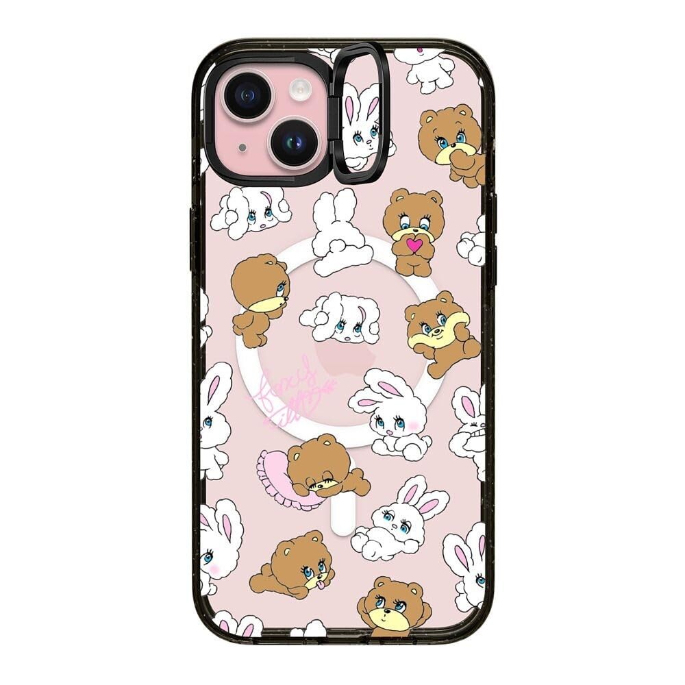 CASETiFY Impact Ring Stand MagSafe Case for iPhone 15 Plus MIL-STD Certified Shockproof Protection