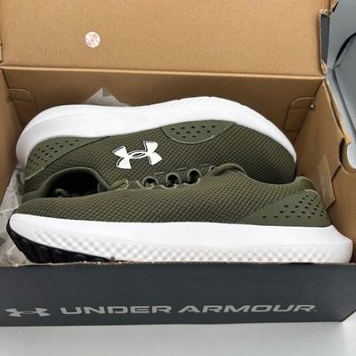 Under Armour Surge 4 Men\'s Olive Green White Athletic Running Shoes Orthopedic UA Surge 4 Boys main image 3