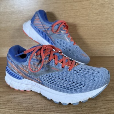 Brooks Damen Sneaker Größe 5,5 UK blau Adrenaline GTS 19 Laufschuhe (LESEN)