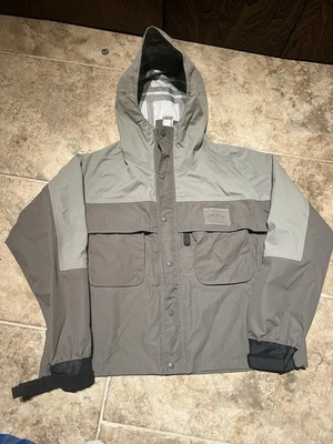 Orvis Waterproof Wading Jacket Men's XL Grey Green Rod And Tackle