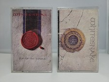 Whitesnake Slip Of The Tongue  Whitesnake 2 Cassette Lot Hard Rock Metal 1987