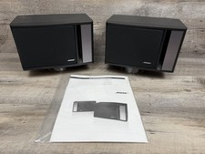 Bose Model 141 Series II Bookshelf Speakers Set of 2 Black Clean  