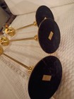 Tall Brass And Glass Candleholders — photo 8