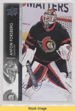 2021-22 Upper Deck Extended Series French Anton Forsberg #607 READ 7l6