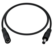DC Power Extension Cable 12V 24V DC 5.5 x 2.1mm Jack Plug Extension Lead Male...