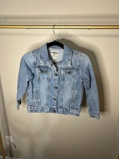 OshKosh B'gosh Classic Medium Wash Denim Jean Jacket Kids Size 12