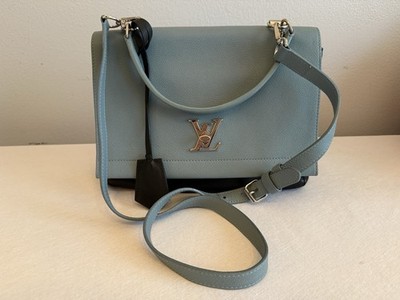 Louis Vuitton Lockme II Blue Black Top Handle Crossbody Bag Preloved