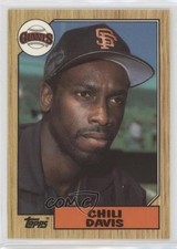 1987 Topps Tiffany Chili Davis #672 kb7