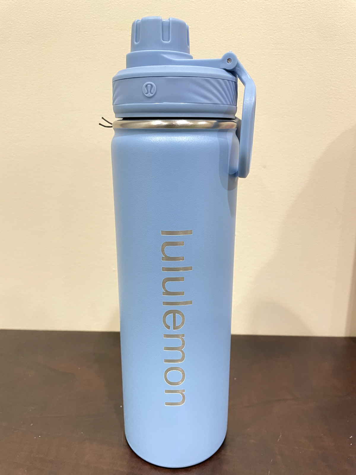 Lululemon Back To Life Sport Water Bottle Stainless Insulated 24 oz Lid Gift NEW