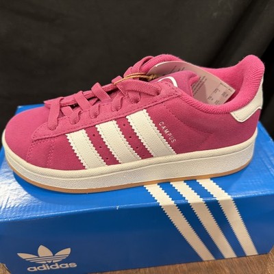 adidas Campus 00s EL C Pink/White Unisex Kids US 2 Suede Low Top JH6328