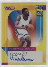2022-23 Leaf Vivid 35/50 Vince Williams Jr #BA-VWJ Auto 11n5