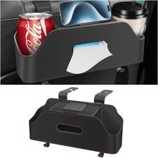 zipelo Car Headrest Backseat Organizer with Cup Holder, Multi-Functional Vehicle