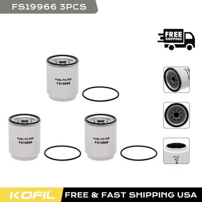 3pcs -FS19966 Fuel Water Separator Filter for Mack MP7 MP8 MP10 Series Engine