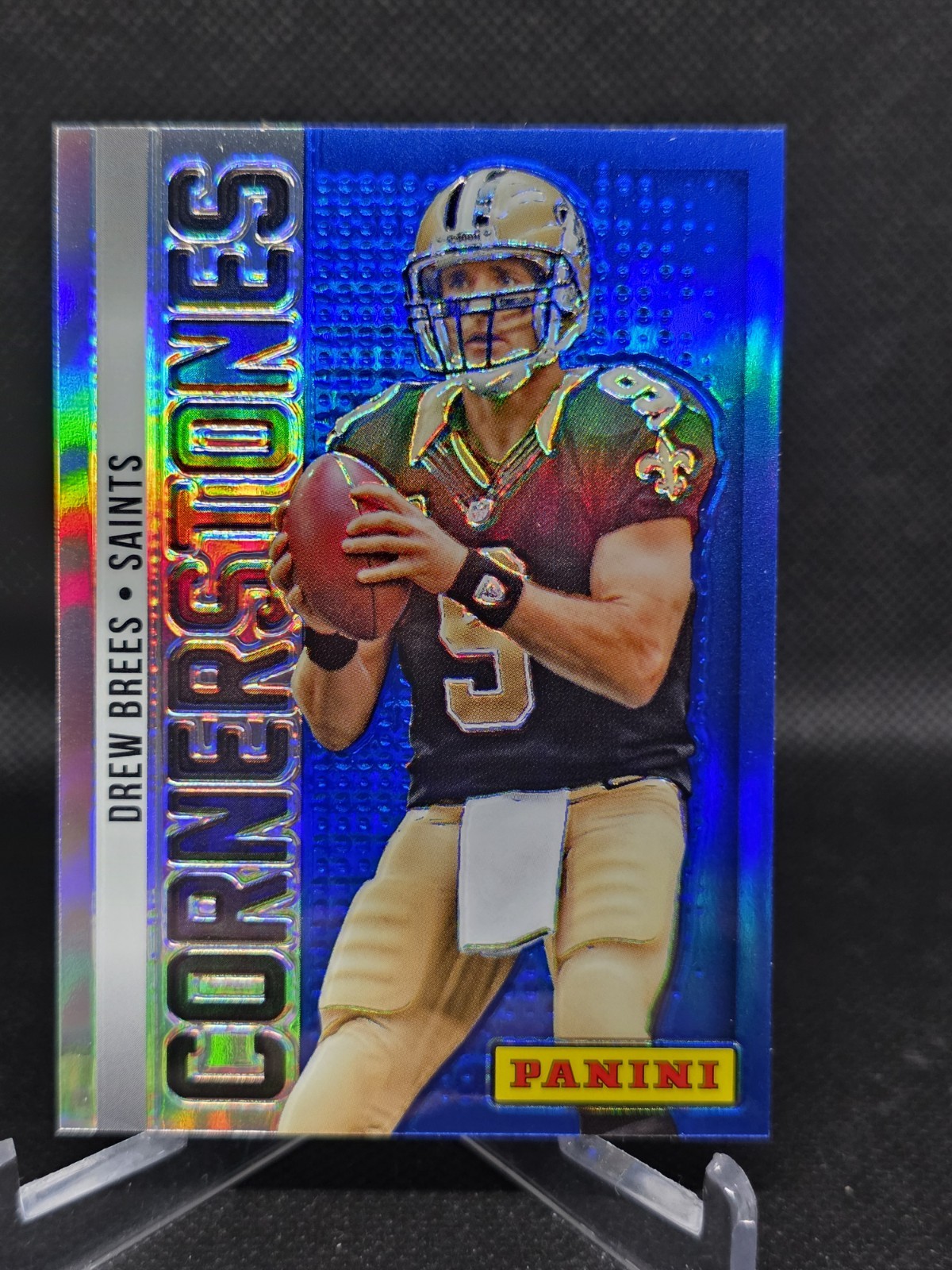 2013 Panini Prizm - #24 Drew Brees -  Cornerstones - New Orleans Saints 