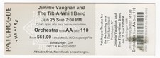 Jimmie Vaughan 6/25/23 Patchogue NY Theatre Rare Full Ticket! Stevie Ray