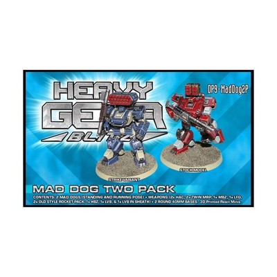 DP9 Heavy Gear Blitz! Northern Guard Mad Dog Two Pack Pack New