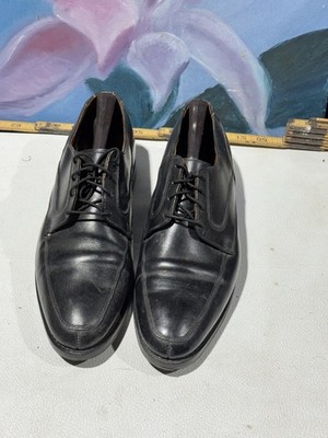 Brooks Brothers By Alden Black Split Toe Oxford Shoes Men s 9 D Made In USA