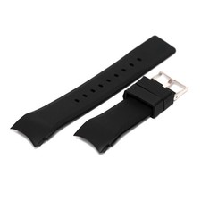 Cinturino orologio gomma silicone subacqueo anse curve 22 mm subacqueo resistente