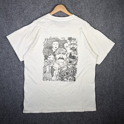 Vintage Mexico Shirt XL White 90s Homies Low Rider Culture Aztlan Rap Chicano