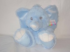 2018 EBBA AURORA TADDLE TOES BLUE ELEPHANT PLUSH STUFFED TOY 10"