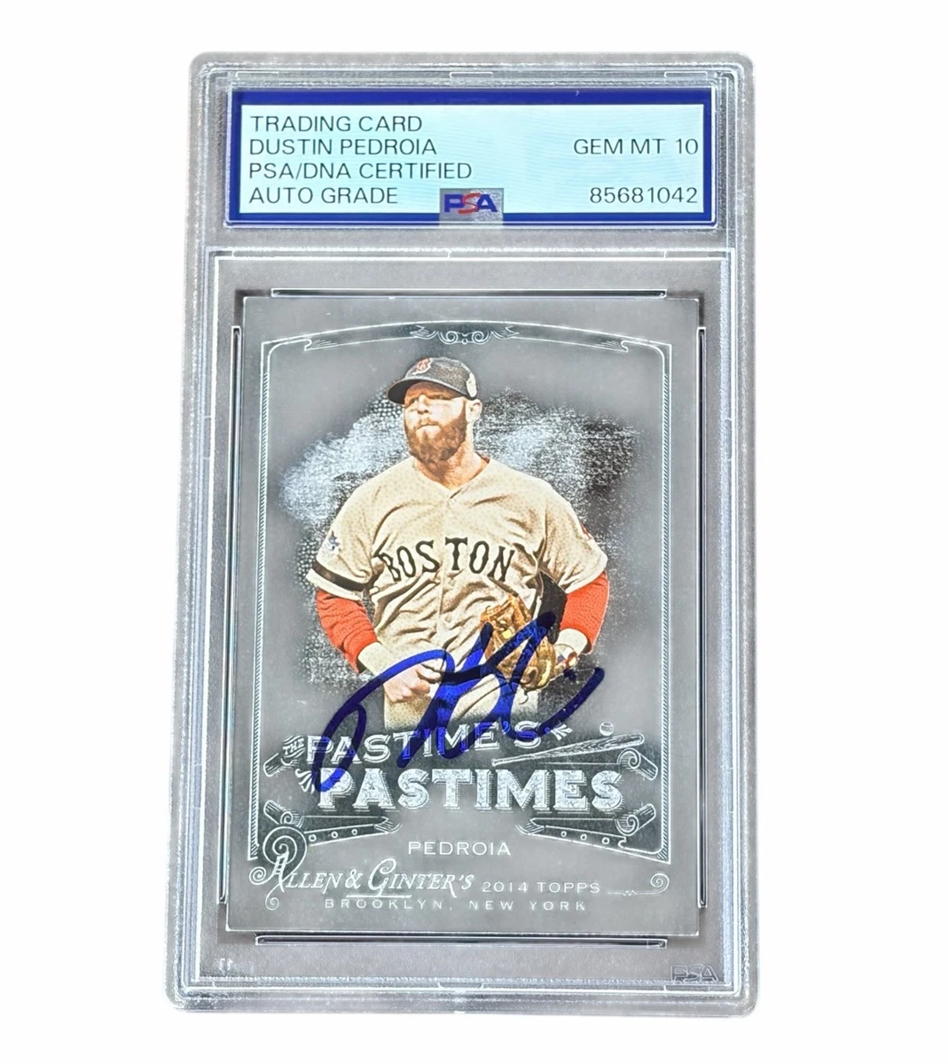 Dustin Pedroia Autograph Baseball Trading Cards for sale | eBay