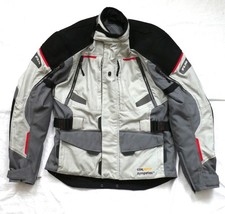 FLM POLO Motorradjacke Touren Leder Textiljacke 4.0 Grau Gr. M