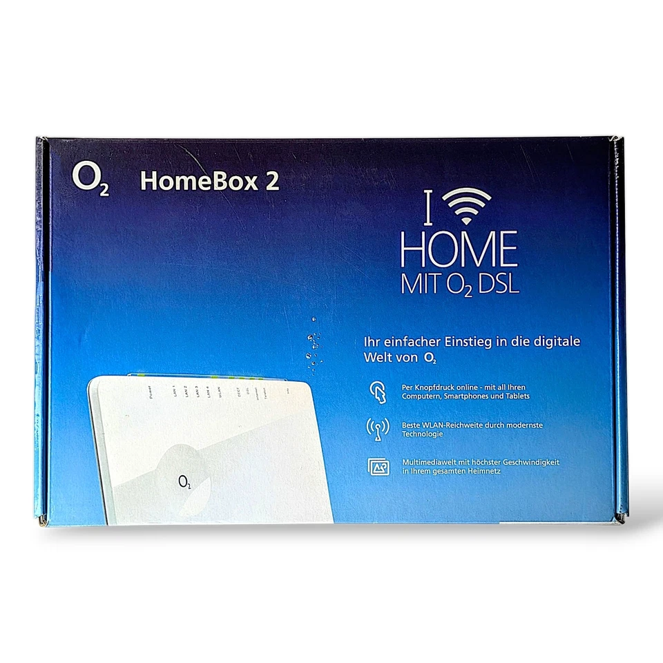 o2 HomeBox 2 WLAN Router | Modell 6641  | Hersteller: ZYXEL  - Bild 4 von 4