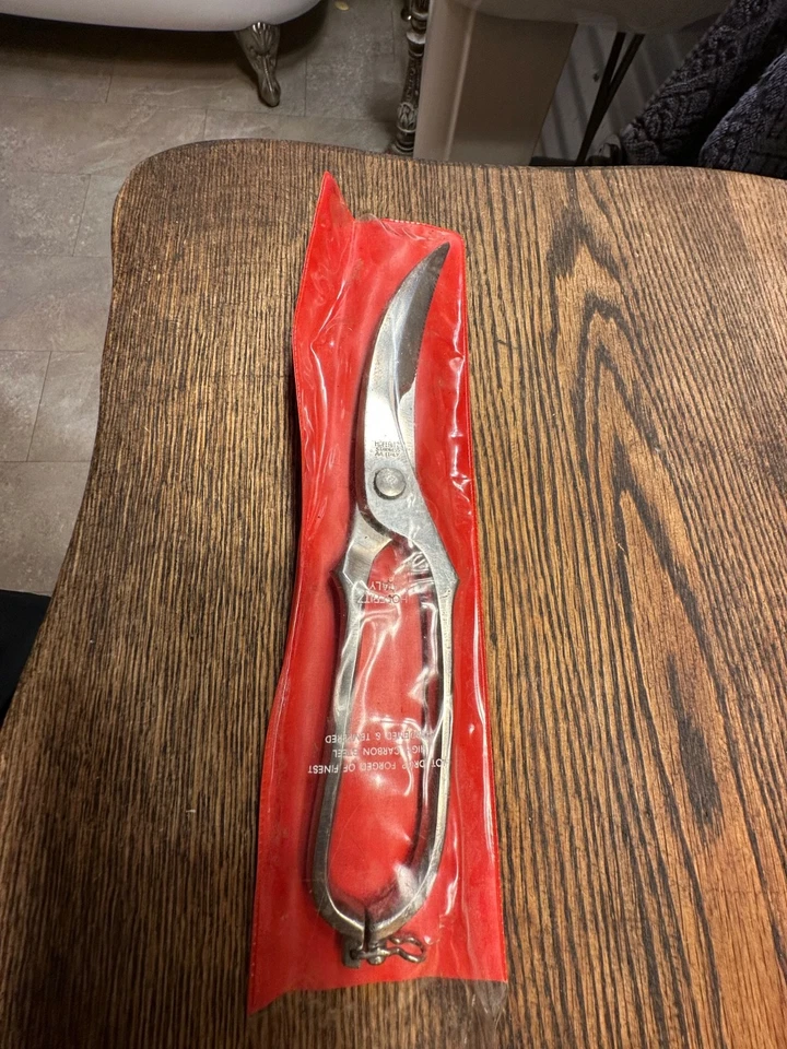 Vintage Hoffritz Geflügelschere Edelstahl Italien Küche Fleisch Knochen Schere 9,25"