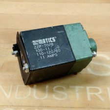 Numatics 228-702B Solenoid Valve Coil, 120V, 0.11 Amps, 60Hz - USED