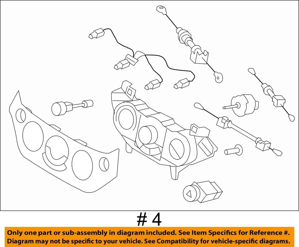 ПОДХОДИТ ДЛЯ 09-11 CHEVROLET AVEO & AVEO5 ПЕРЕКЛЮЧАТЕЛЬ ASM 96437339 - НОВЫЙ OEM - Изображение 4 из 4