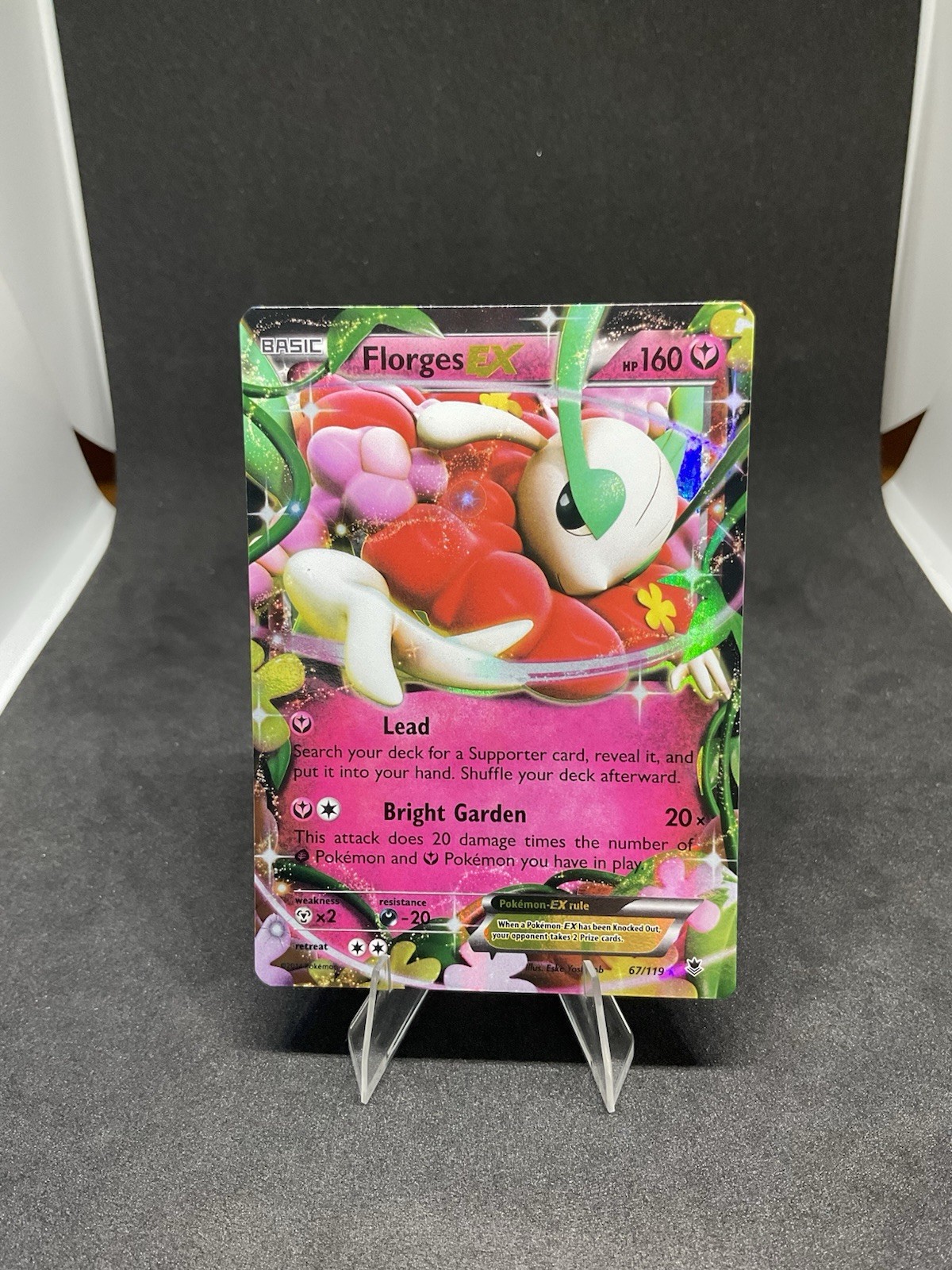 Florges EX 67/119 XY - Phantom Forces Holo Pokemon