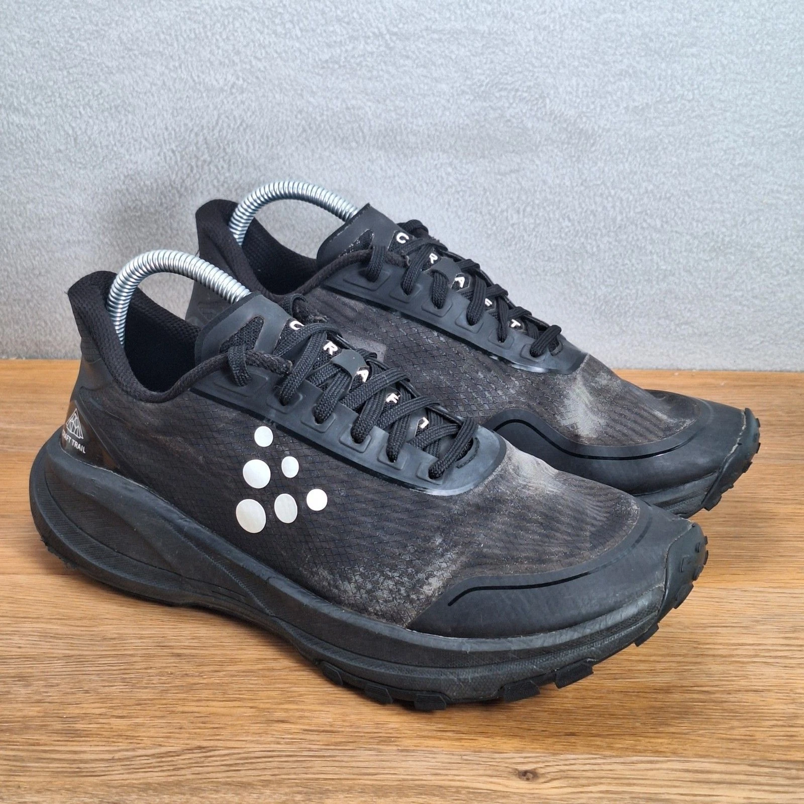 Craft Pure Trail Running Shoes Men 8 EU 40.75 Black Hiking Athletic Sneakers
