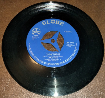 Little Tony - Cuore Matto /Gente Che Mi Parla Di TE - JET-1740 Globe Japan 1967