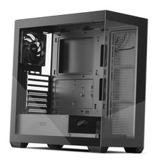 ATX Mid-Tower PC Case, Pre-Install 1 Non-LED PWM Fans Black 1 Non-LED Fans