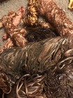8 Lbs Shiny Bare Bright Clean Copper 1 & 2 Wire Hand Stripped Craft Scrap — photo 2