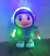 Interactive Dancing Space Duck Toy with Lights  Sound  Toddler Educational