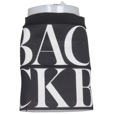 Back, Rock, Größe: 38, Schwarz/Weiß, Elasthan/Polyester, Print, Damen #IMS