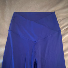 Womens Aerie Blue Solid High Rise Ankle Yoga ...
